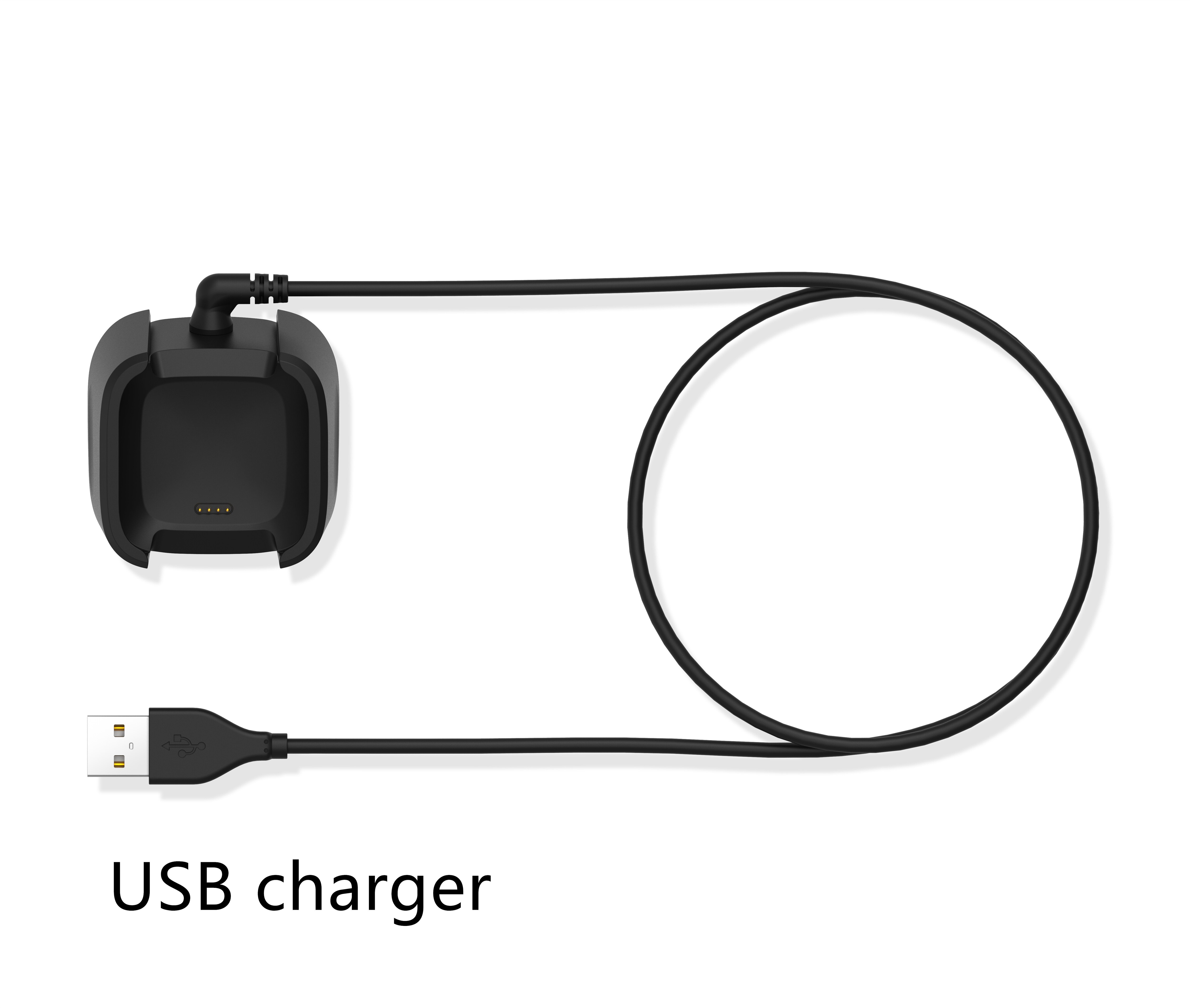 Yayuu 1,2 m Smart Uhr Ersatz Schnelle ladegerät Dock Uhr USB Power Station Halter Ladegerät Kabel Box gelten Versa 1/2