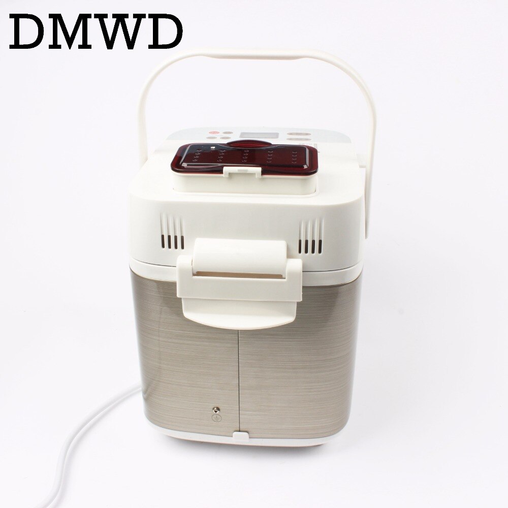 DMWD Automatic Multifunction mini Bread Maker Intelligent User-Friendly Bread baking Machine Breadmaker Cooking Tools 550w EU US