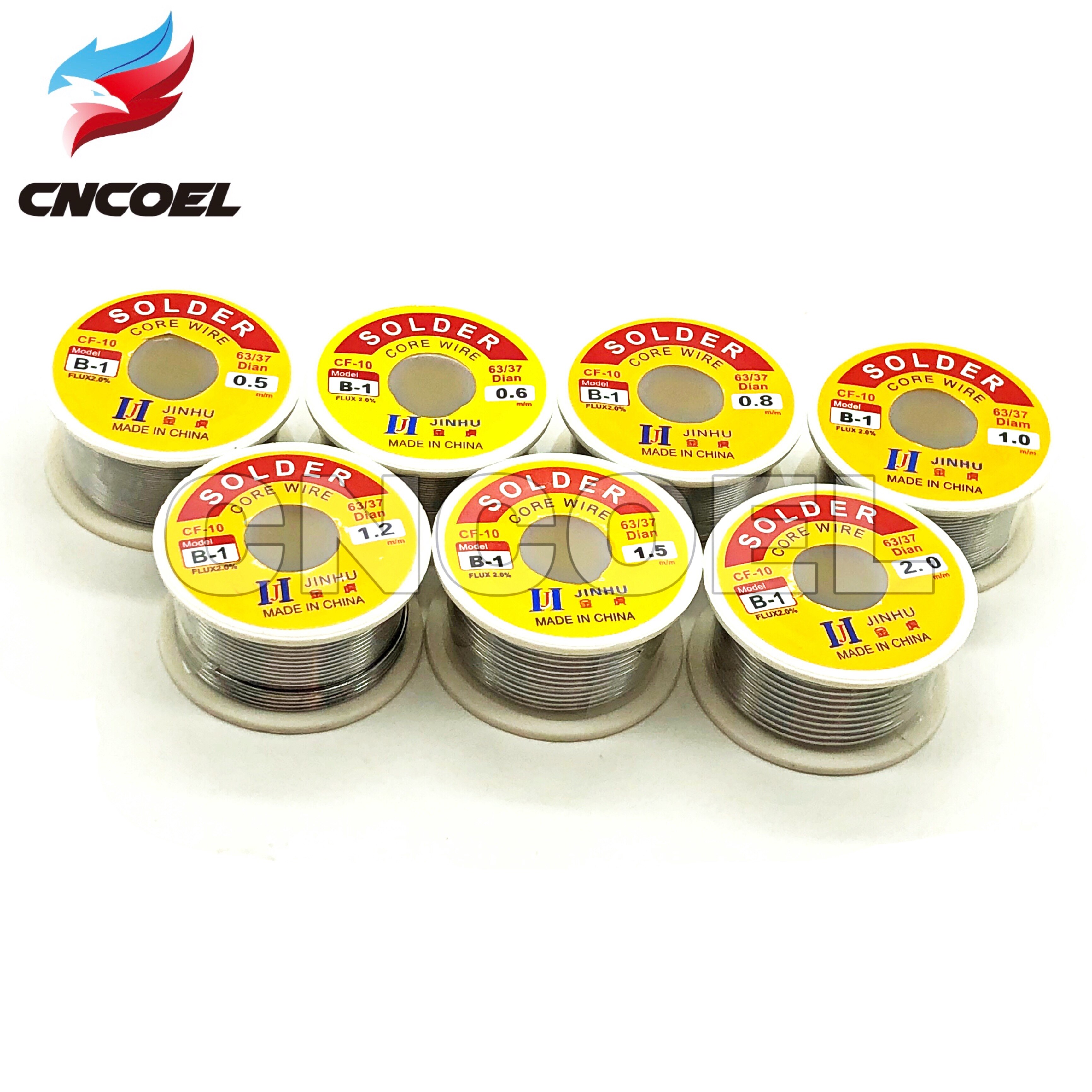 0.5/0.6/0.8/1/1.2/1.5/2.0 mm 63/37 100g 2.0%  tin bly tin tråd smelte kolofonium kerne lodde lodde tråd rulle