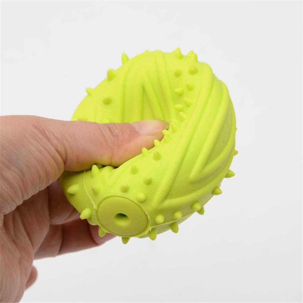 Pet Supply 3D Baseball Shape Rubber Round Ball Toy Interactive Funny Training Dog Molar Teeth Chew Toys