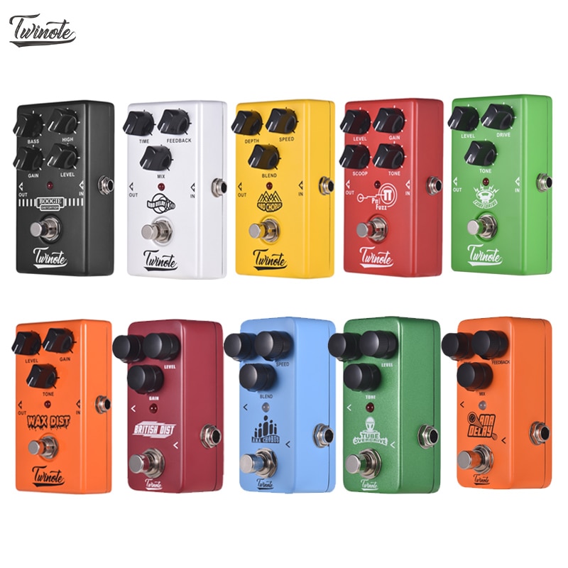 Twinote gitarreffektpedal bbd chorus analog chorus-processor eller gitarreffektpedal fullt metallskal med äkta bypass