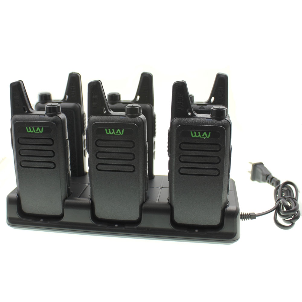 Wln KD-C1 6 em 1 carregador walkie talkie unidade de carregamento KD-C1 mais seis vias carregador para wln KD-C1Plus KD-C2