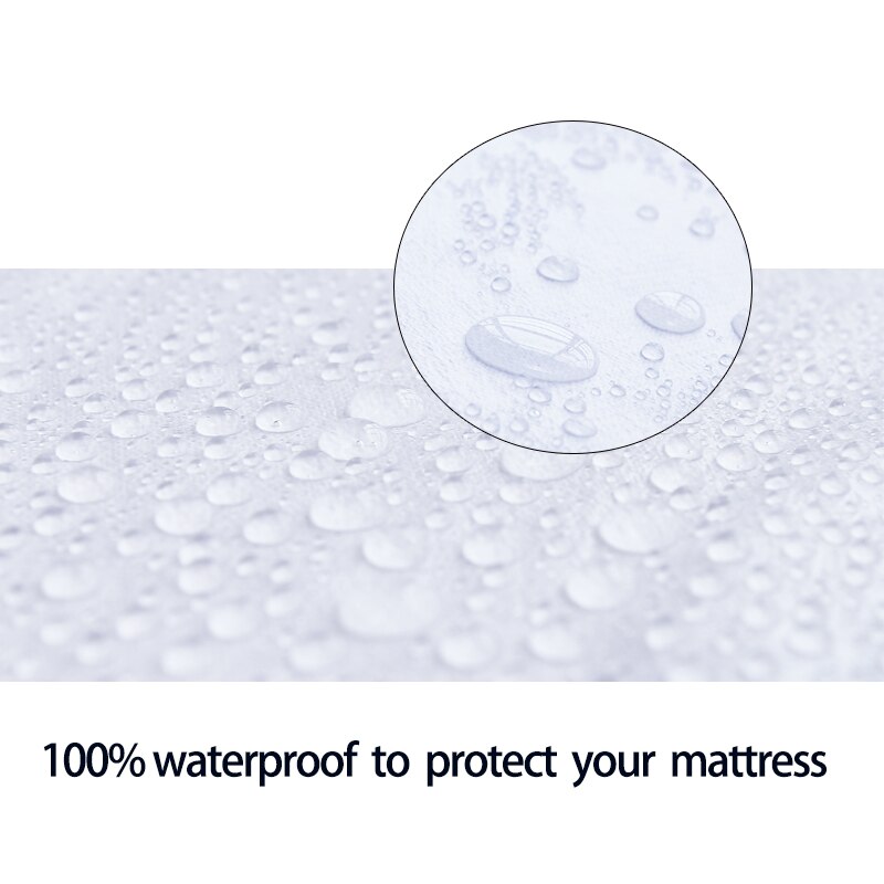 DFHTwin Volledige Queen Kingsize Badstof Waterdichte Matrashoes Protector voor Bedplassen En Bed Bug Fit Voor USA Matras Size