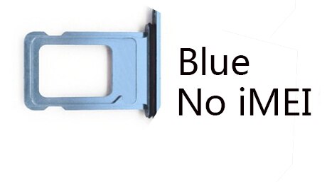 6 Kleuren Voor Iphone Xr Double/Single Sim-kaart Lade Voor Iphone Xr + Gratis Sim Kaart Pin: XR Single Blue