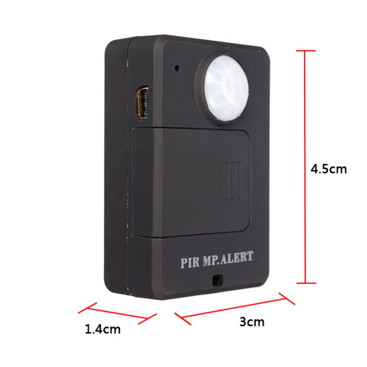 Mini Gsm Pir Alarm Motion Sensor Alarm Infrarood Draadloze Gsm Alarm Anti Diefstal Motion Detector Hoge Gevoeligheid
