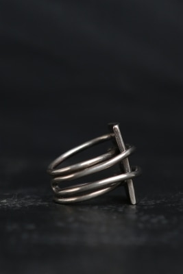 Rustfritt stål viking enkel ring vintage hammer retro punk klassisk ring mannlig finger kjærlighetssmykker for mann osr 526