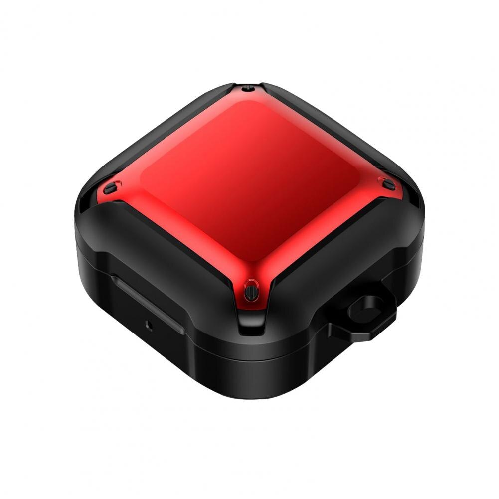 TPU PC Detachable Silicone Case for Samsung Galaxy Buds Live/Pro Protective Bluetooth Wireless Earphone Cover Earphone Case: Black Red