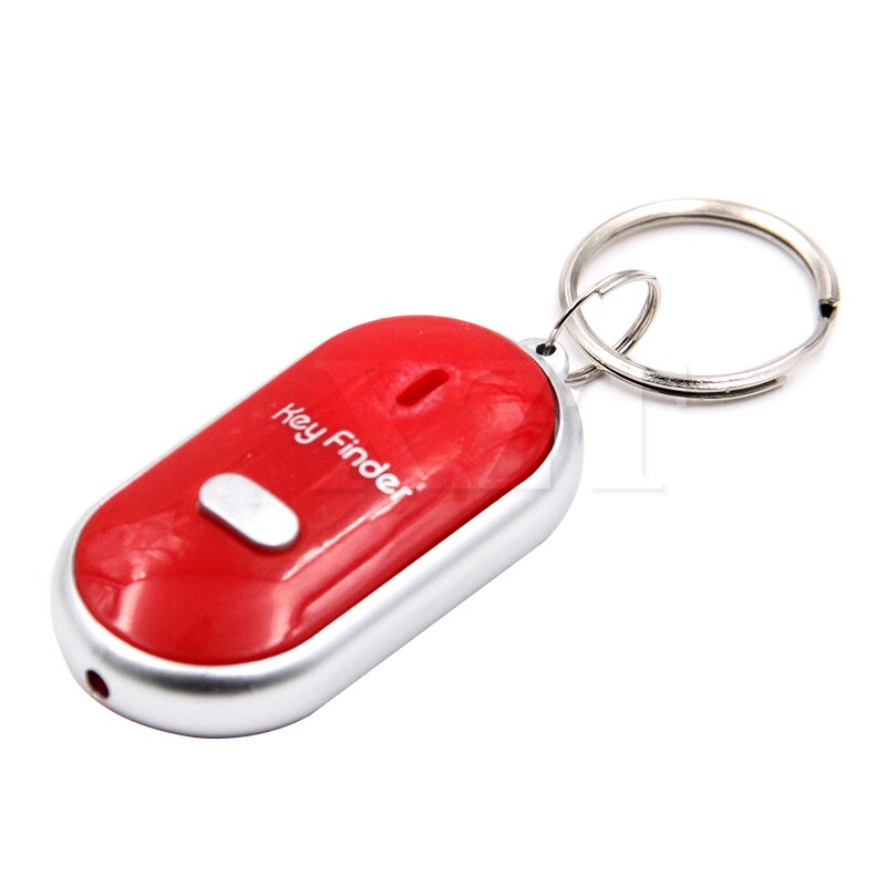 Più nuovo Arrivo anti-perduto chiave portato cercatore Trovare localizzatore Keychain Fischio bip suono controllo Torcia: Rosso