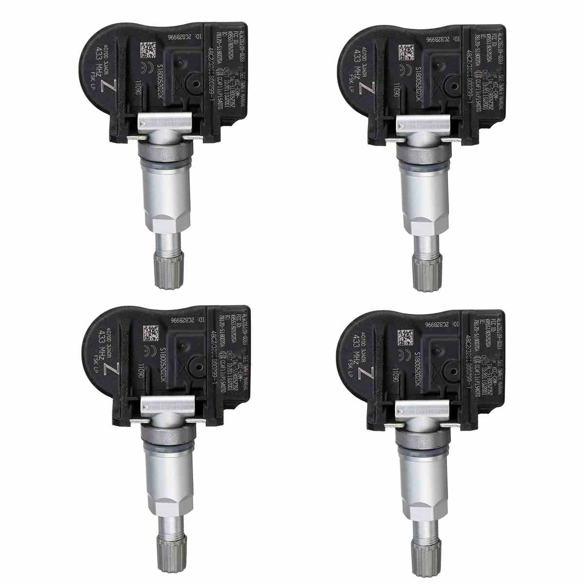 4pcs 1pc Tire Pressure Sensor TPMS For Nissan Altima Murano Pathfinder 40700-3JA0B 40700-3JA0A