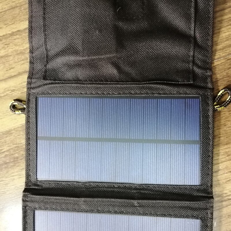 Polycrystalline SunPower Folding 7W Solar Cells Panel 6V 2.1A USB Output Devices Portable Fast Charger for Smartphones