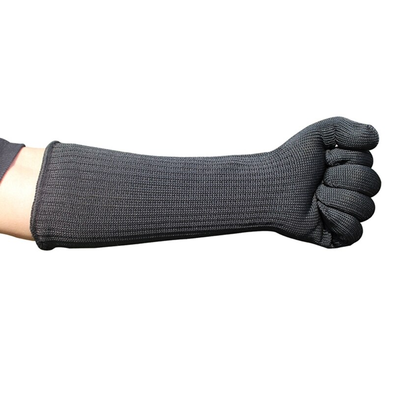 Long Sleeve Anti Cutting Sleeve Extension Bag Steel Glove Arm Protection for Garden Kitchen Yark Work