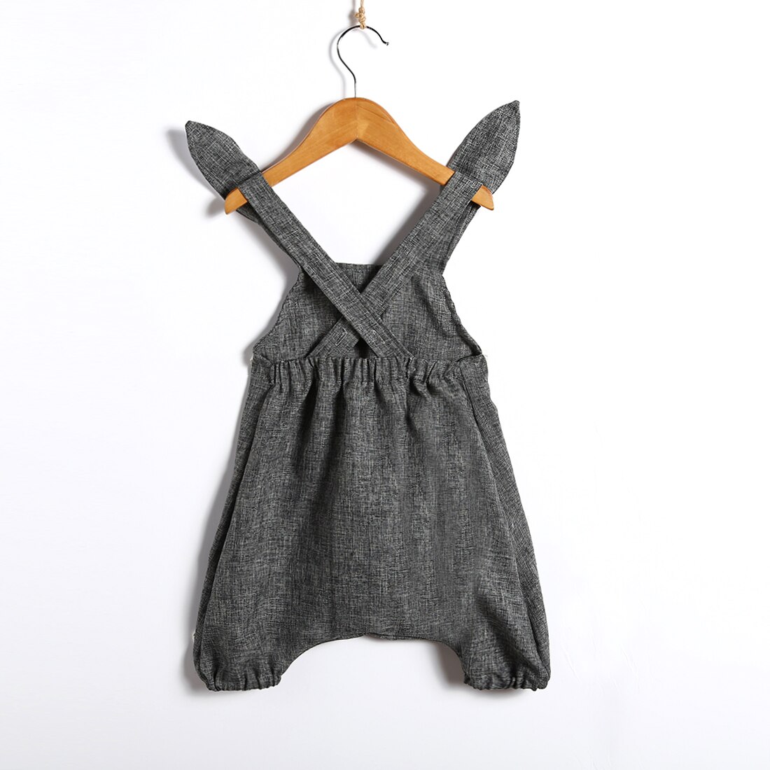 2018 Capretti Appena Nati Del Bambino Della Ragazza Dell'orecchio di Coniglio Pagliaccetto Tuta SleevelessTutu Vestito Vestito Carino Estate Vestiti 3D-4Y