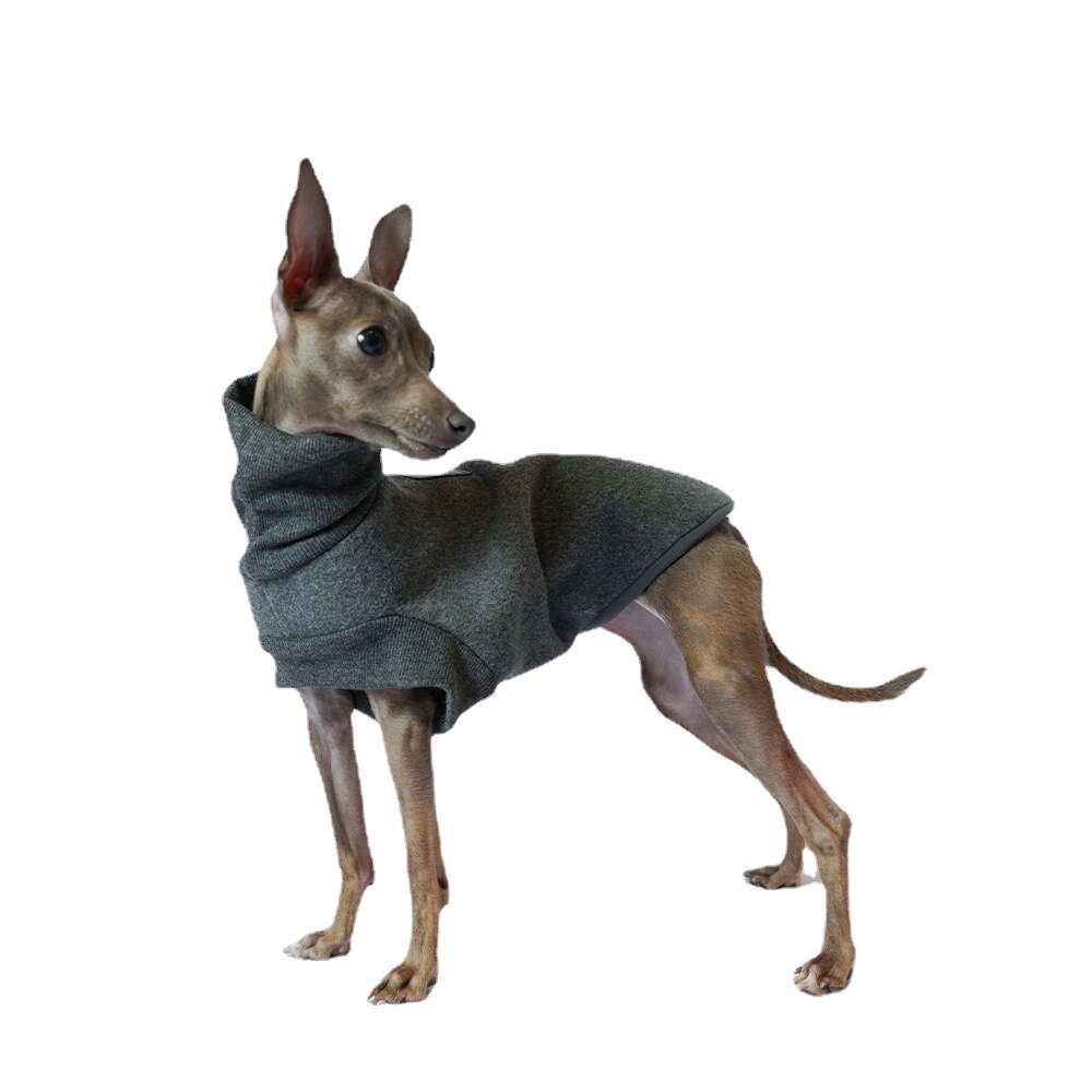 Small and Medium Dog Clothes Italian Greyhound Clothes Autumn and Winter Fleece Dog Clothes Dog Sweater Dog Accessories: M