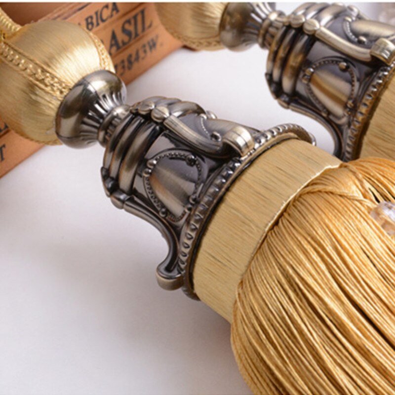 Europa 2 stuks gordijn kwasten franje borstel banden strikken hangende bindtouwen riem gesp haak houder gordijn accessoires strik