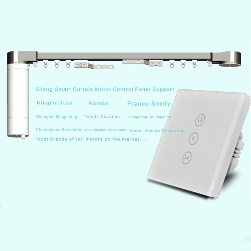 WiFi Curtain Blinds Switch for Roller Shutter Electric Tubular Motor Google Home Alexa Echo Smart Home App Tuya Smart Timer