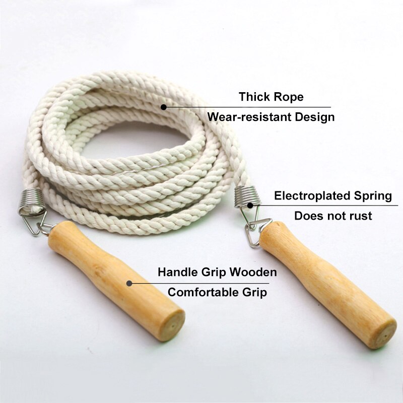 Cuerda larga para saltar para niños, cuerda gruesa resistente al desgaste, 3M, 5M, 7M, 10M, 12M, 15M, 20M
