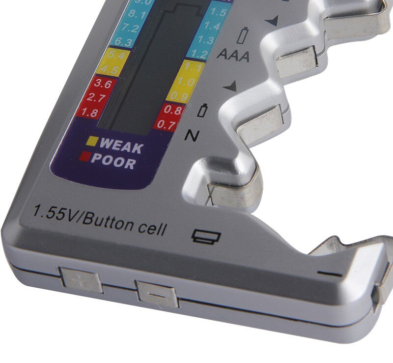 Digital Battery Tester Electricity Dry Battery Capacity Tester Measurable Battery Type 5/7 9V Battery Rechargeable Battery