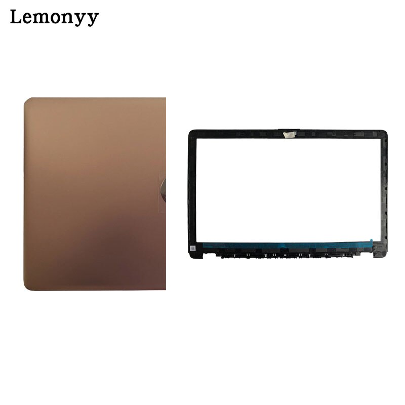Laptop shell for HP 15-DA 15-DB 15-da0012dx 15-da0014dx 15-da0061nr LCD TOP cover/LCD Front bezel/Hinges/Hinges cover: Rose gold and B