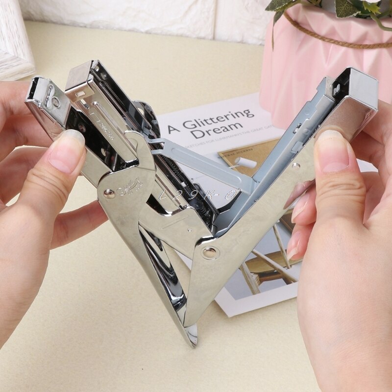 Durable Metal Stapler Heavy Duty Paper Plier Stapler Office Accessories Home Stationery