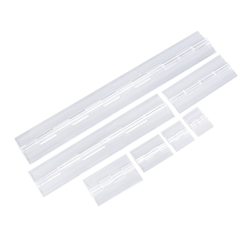 1pcs Acrylic Folding Hinges Transparent Plexiglass Hinge Durable Clear 8 Sizes