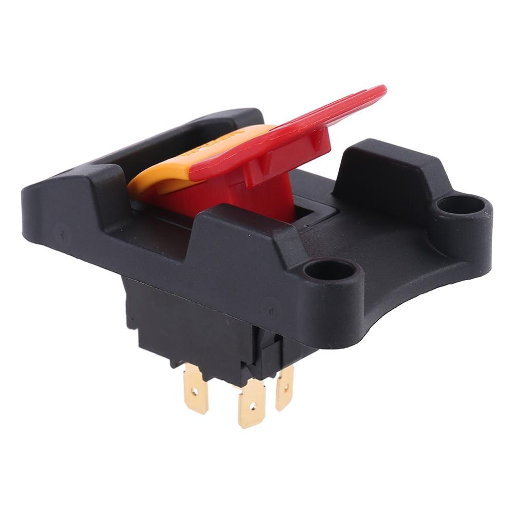 Interrupteur de sécurité Double jet | Fonction de verrouillage 127V 18/15A pour scie sur Table