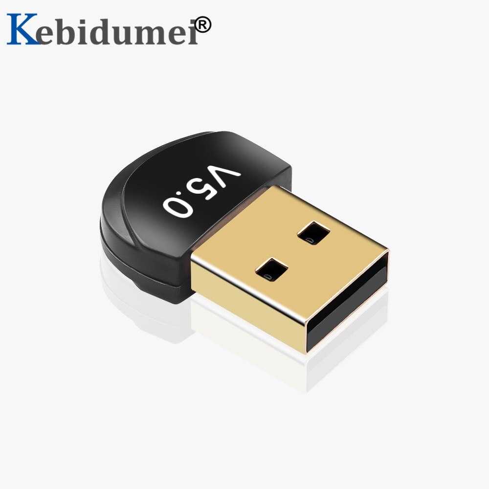 Kebidumei Bluetooth 5.0 Computer Adapter Usb Dongle Adapter Voor Pc Wireless Usb Bluetooth Zender Muziek Ontvanger