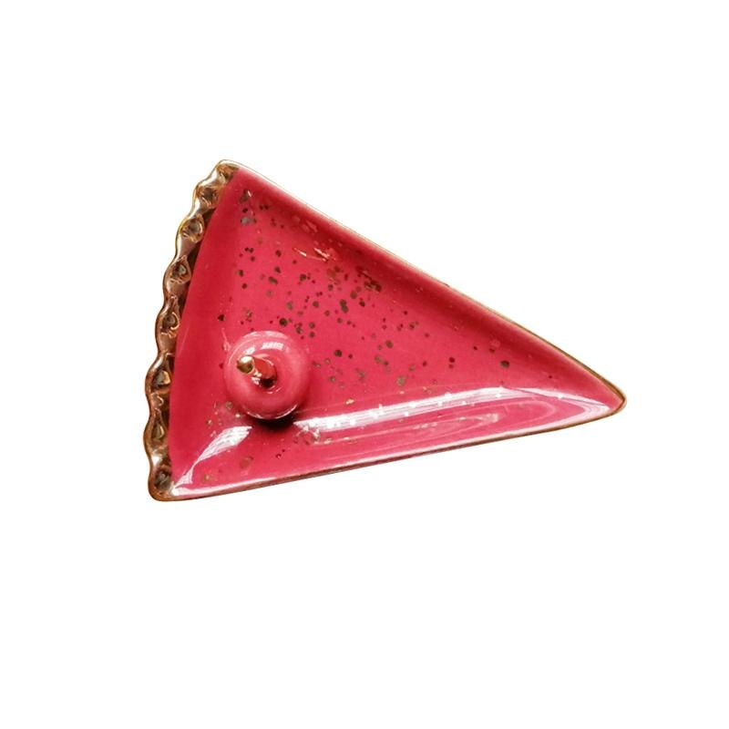 Keramische oorbellen in de vorm van watermeloenappels, ketting, sieradenopbergschaal, bord, imitatiefruit, oorbellen, armband, ringopbergschaal: Watermeloen