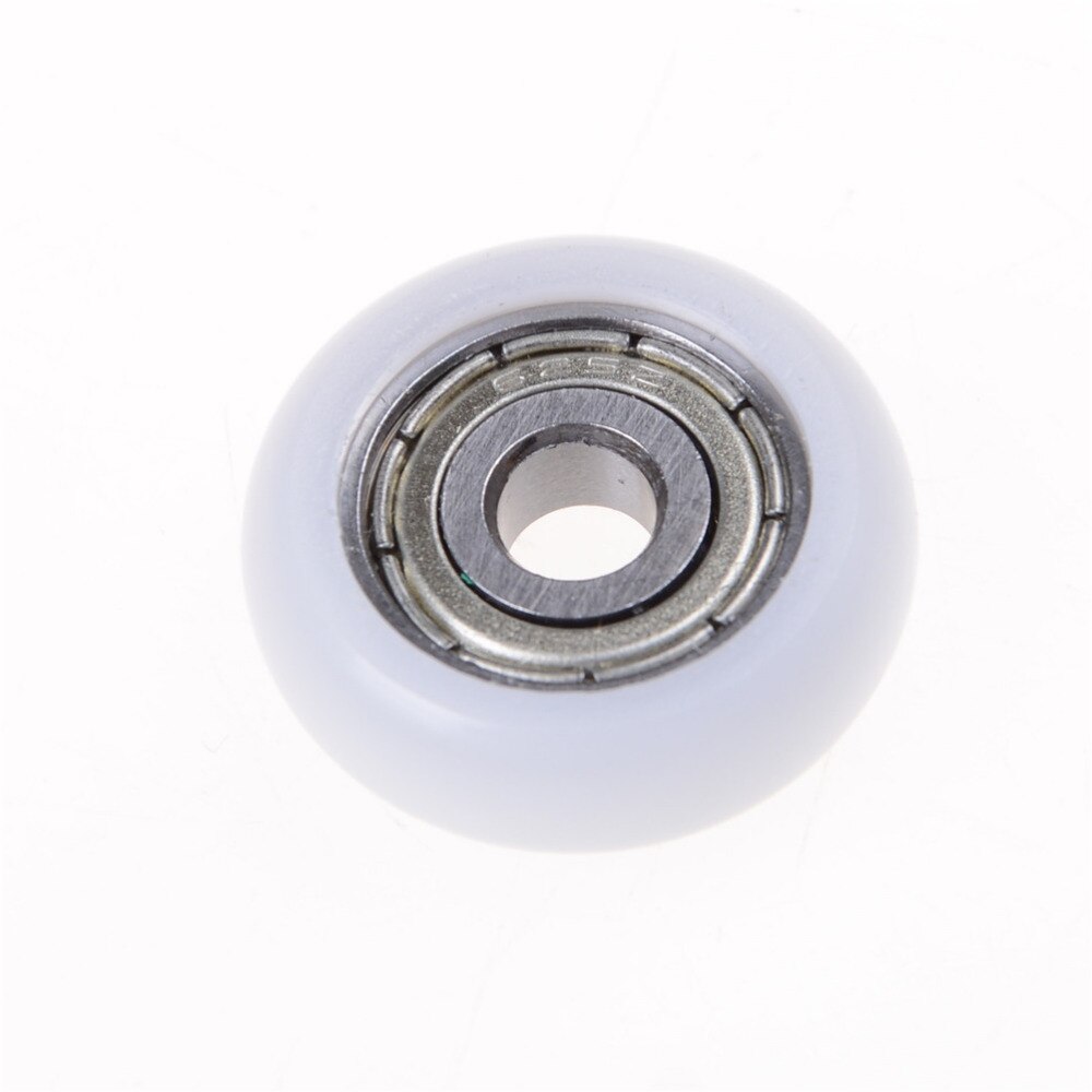 1 peças 5*21.5*7mm rolamentos de aço carbono plástico de náilon rodas de polia encaixada sulco para acessórios de ferragens de móveis