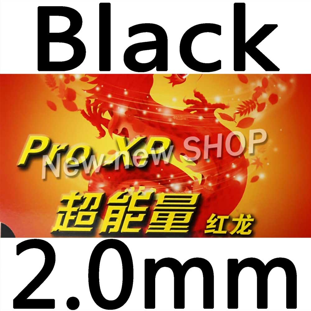 KTL Pro XP Red-Dragon Pips-in Table Tennis PingPong Rubber With Sponge: black 200