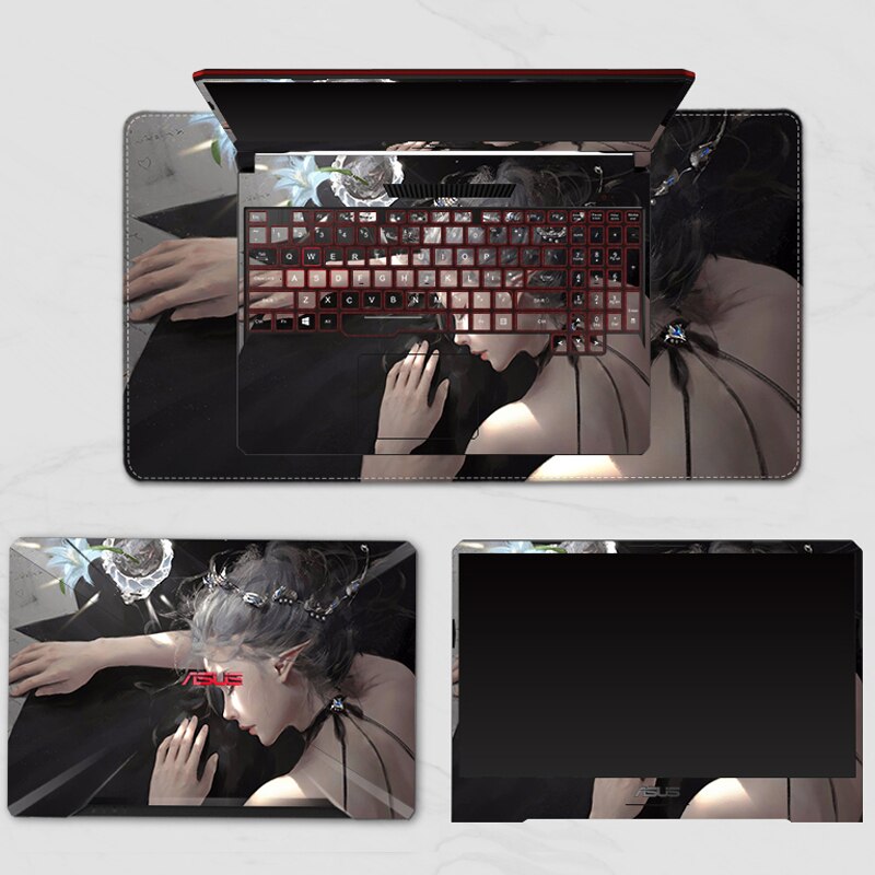 Gør-det-selv billede skærefri notebook-etui film laptop klistermærker tastatur membran klistermærke til lenovo / hp/acer klistermærker på den bærbare computer
