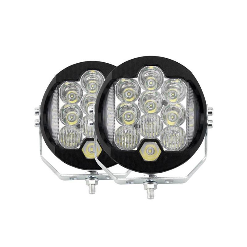 Auto Led Werk Driezijdige Voorbumper Koplamp Voor Jeep Paard Herder Off-Road Voertuig Motocycle Vrachtwagen Pickup: Default Title