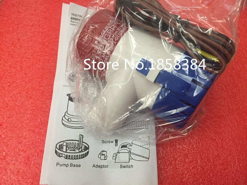 100% bilge pump 12v 1100gph 12VDC rule water pump used in boat seaplane motor homes houseboat