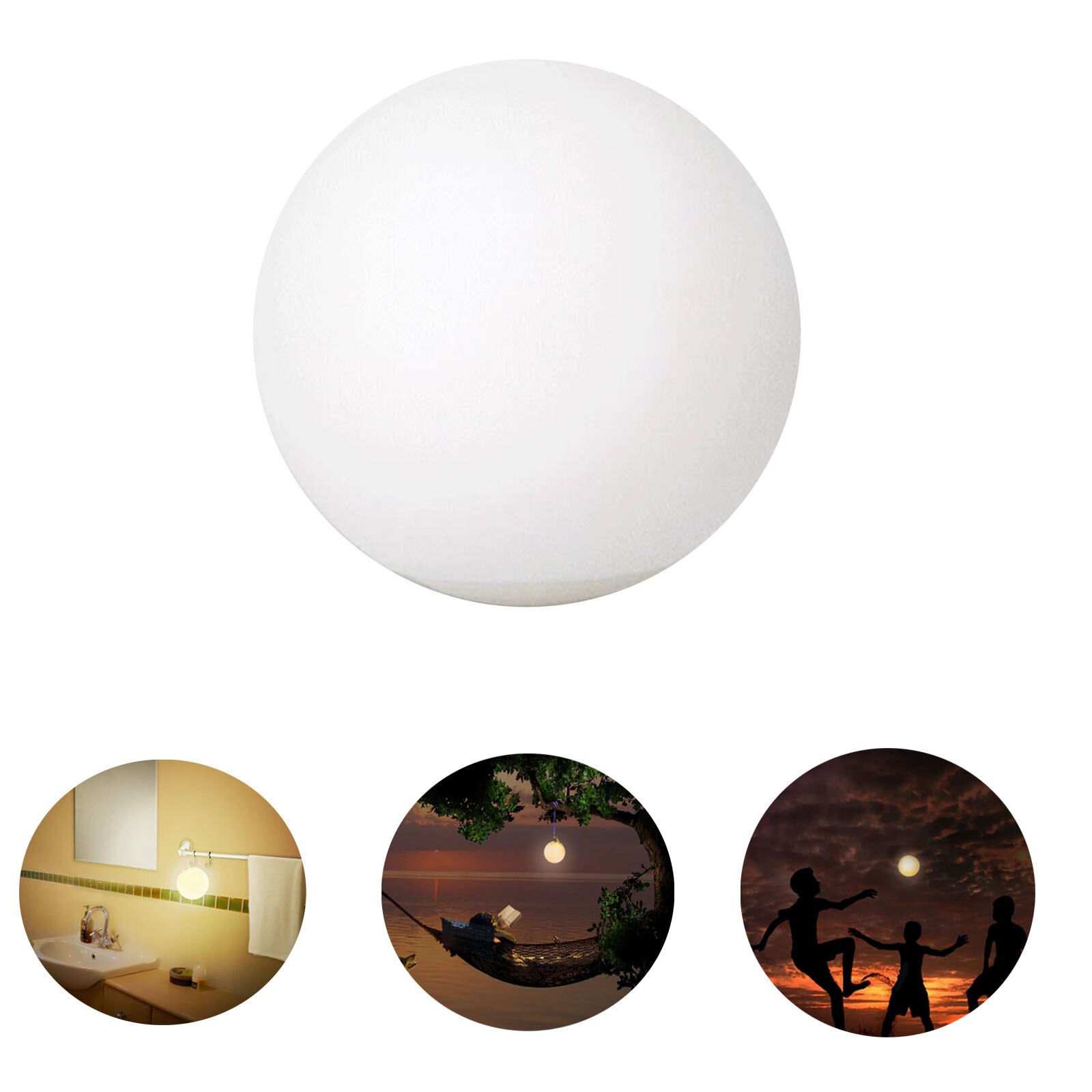 Foldable Luminous Silicone Personality Charging LED Fun Waterproof Light Ball Crashable Children'sNight Light Ball F