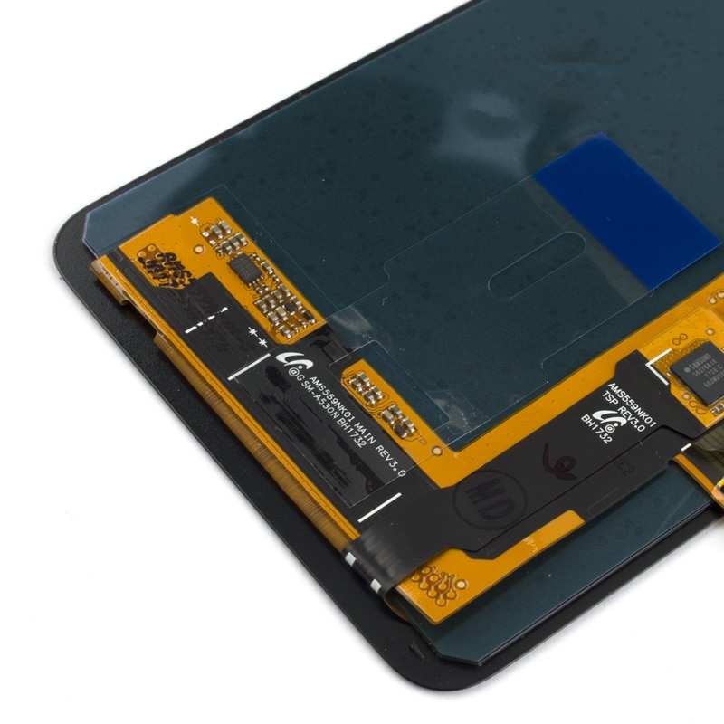 Super amoled lcd samsung galaxy  a8 lcd  a530 display til samsung  a8 a530 touch screen digitizer samling udskiftning