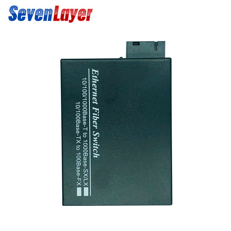 10/100M Fast Ethernet Switch Media Converter 1 SC 2 RJ45 UTP Converter 20KM Ethernet Fiber Optical Single Mode fiber Port