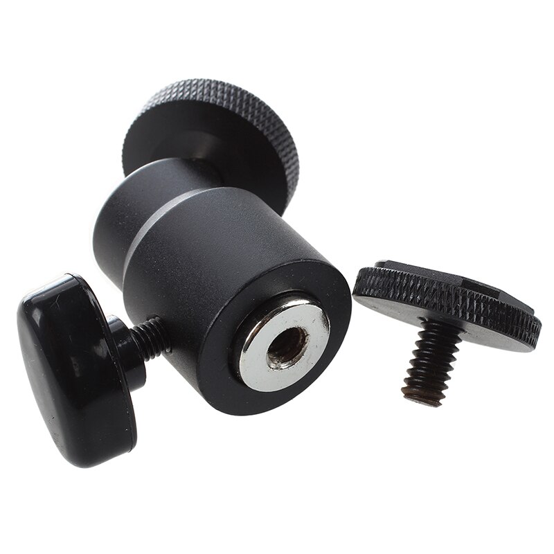Metal ball head with foot (Mutter 1/4 inches)