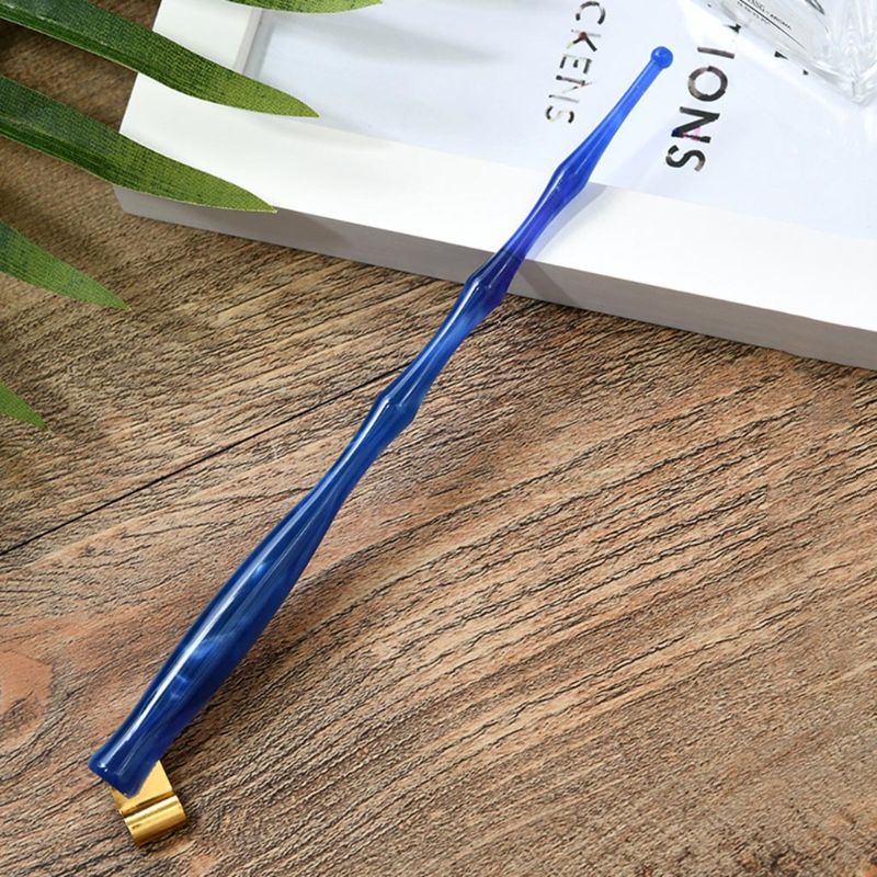 Starry Sky English Oblique Calligraphy Scrip Dip Pen Nib Holder Resin Fountain