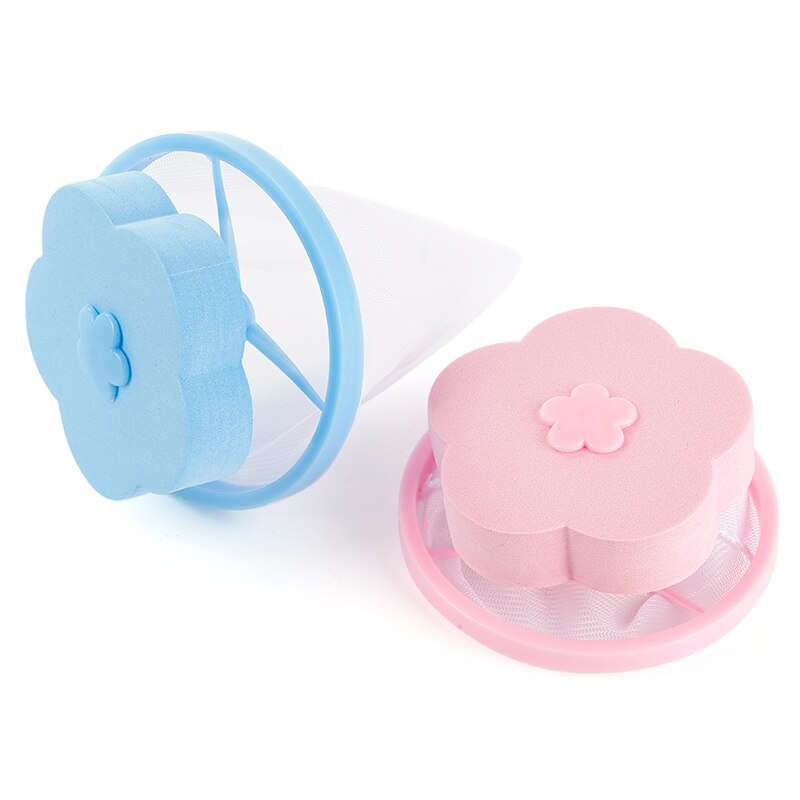 Home Floating Lint Hair Catcher Mesh Pouch Hair Removal Mesh Pouch Discs Catcher Filter Washing Machine Laundry Filter Bag
