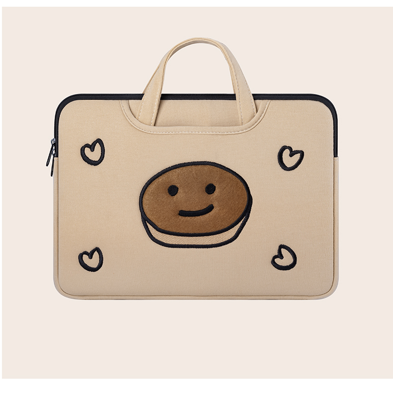 Śliczna torba na laptopa etui na HP ASUS DELL MacBook 13.3 13.6 14 15 15.6 16-calowy futerał ochronny pokrowiec do przenoszenia notebooka: 13-calowy / Khaki