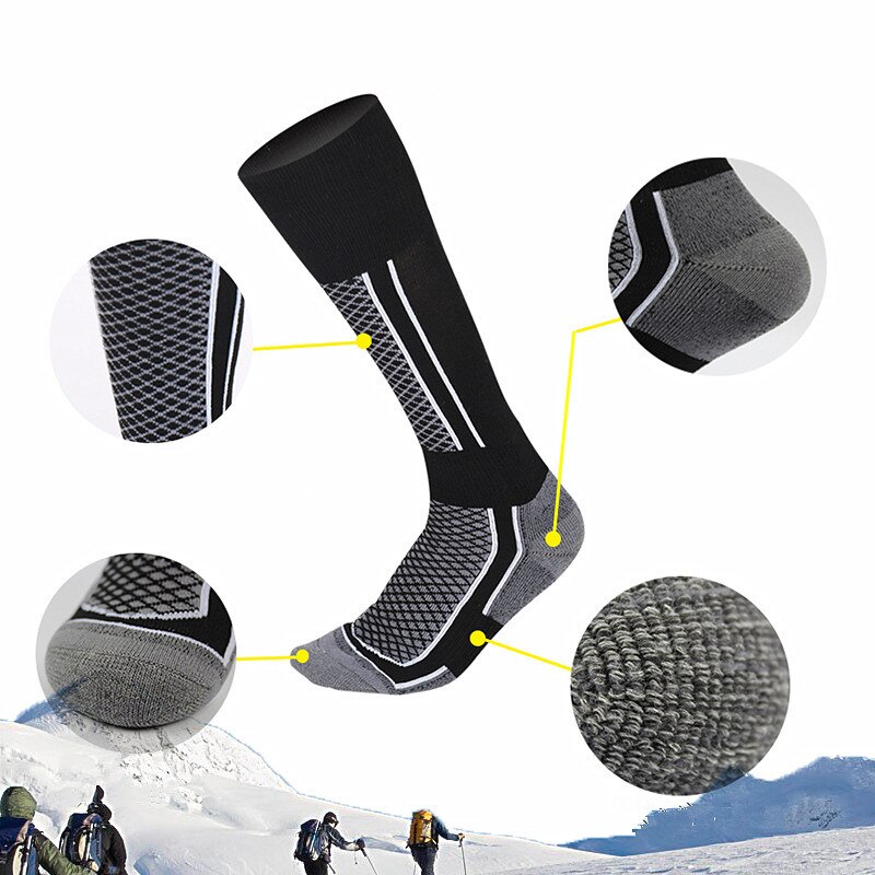 Termisk ski snowboard sokker åndbar varm udendørs sports sokker atlet tilbehør