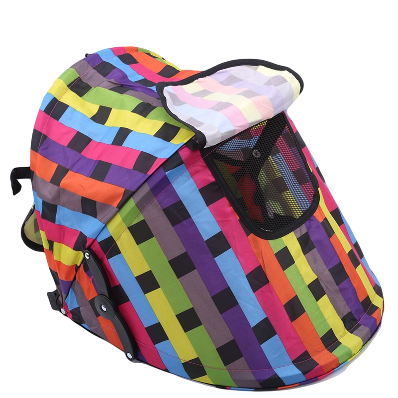 Kinderwagen Zonnescherm Bescherming Kap Luifel Cover Baby Kinderwagen Zonneklep Wagen Zonnescherm Kinderwagen Kinderwagen Kinderwagen Accessoires: Black
