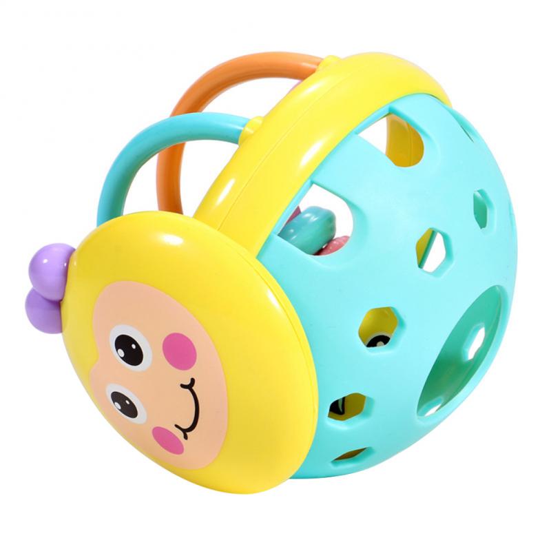 1 Pc Baby Rasseln Spielzeug Auto Hand Glocke Baby Spielzeug 0-12 Monate Weiche Kunststoff Baby BeißRing Greifen Ball Baby Handy, Mobiltelefon Pädagogisches tapsen