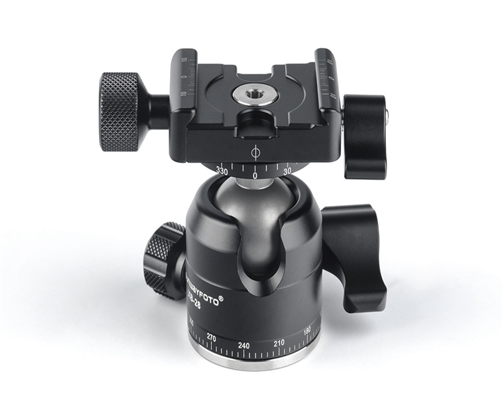 SUNWAYFOTO XB-28 II Mini Dual-Panoramic Ballheads with Low Gravity Center and High Locking Strength XB28II XB-28 II