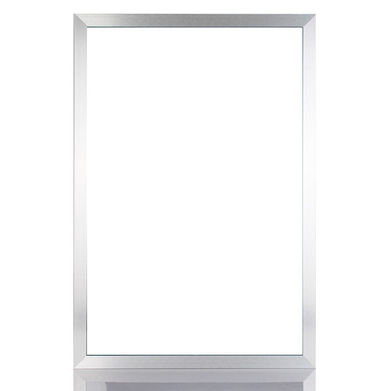 Gold Metal Wall Photo Frame 40x60 A3 A4 Silver Black Picture Frame Aluminum Plexiglass Certificate Frame for Living Room Decor: Silver Metal Frame / A4 21x 29.7 cm