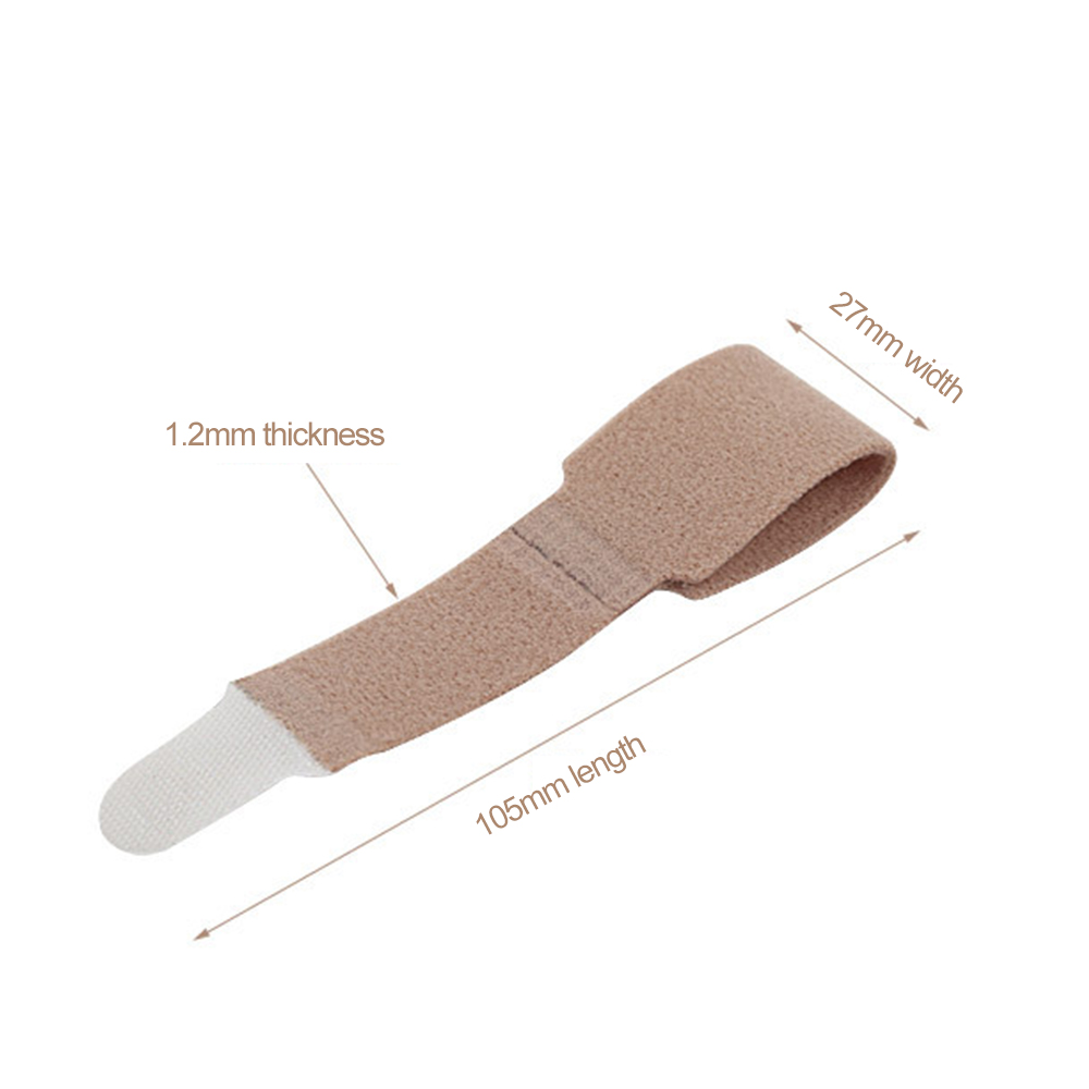 Tå finger glattejern hammer tå tape bandage hammer tå hallux valgus korrektor tå adskiller skinne wraps fodpleje værktøj