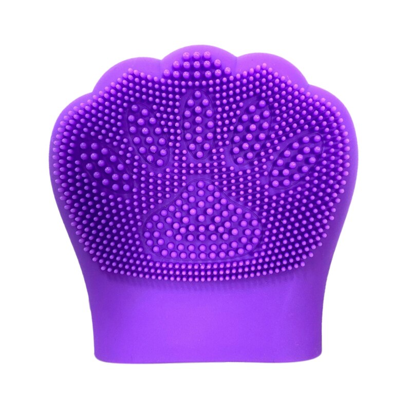 Konijn Kat Klauw Silicagel Schoonmaken Pad Wassen Gezicht Gezichts Exfoliërende Borstel Huid Scrub Cleanser Tool Gezicht Reinigen Borstel Douche: 11