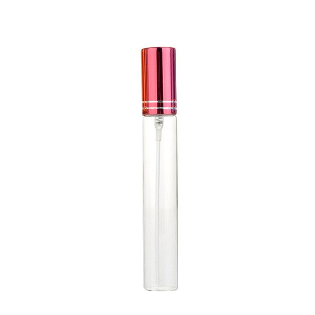 leer Klare Glas sprühen Flasche 10ml 15ml Parfüm Zerstäuber Flasche mit sprühen, nachfüllbar Leere Parfüm Flasche Feinen Nebel sprühen: 15ML / rot