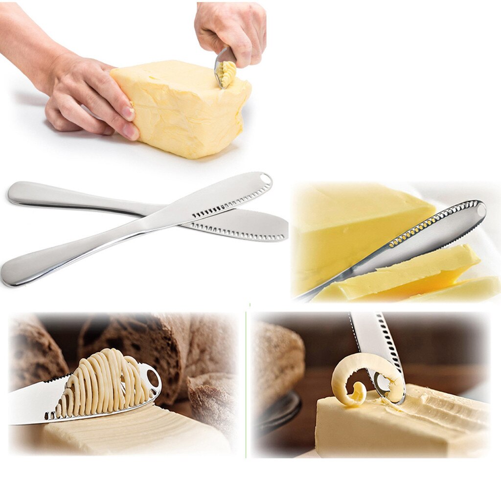 Stainless Steel Better Butter Spreader Easy Spread Cold Hard Butter Cutting Butter Butter Tool Stainless Steel