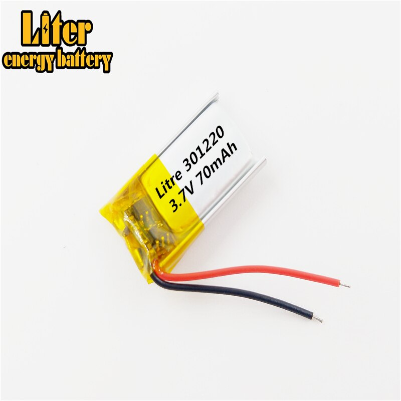 301220 3.7V 70mAh 301020 301120 301221 Lithium Polymer Li-Po li ion Rechargeable Battery cells For Mp3 MP4