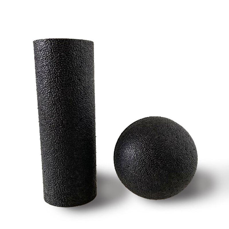Bloque de Yoga pelota para hacer ejercicio conjunto del PPE de espuma de alta densidad de profundo masajes, Pilates muscular entrenamiento corporal para puntos de evento de formación: Dorado